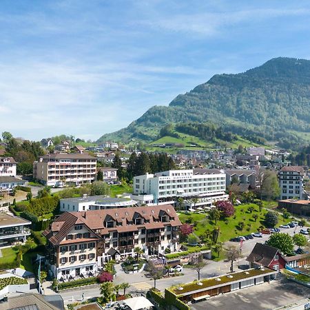 See & Wellnesshotel Gerbi Weggis Bagian luar foto