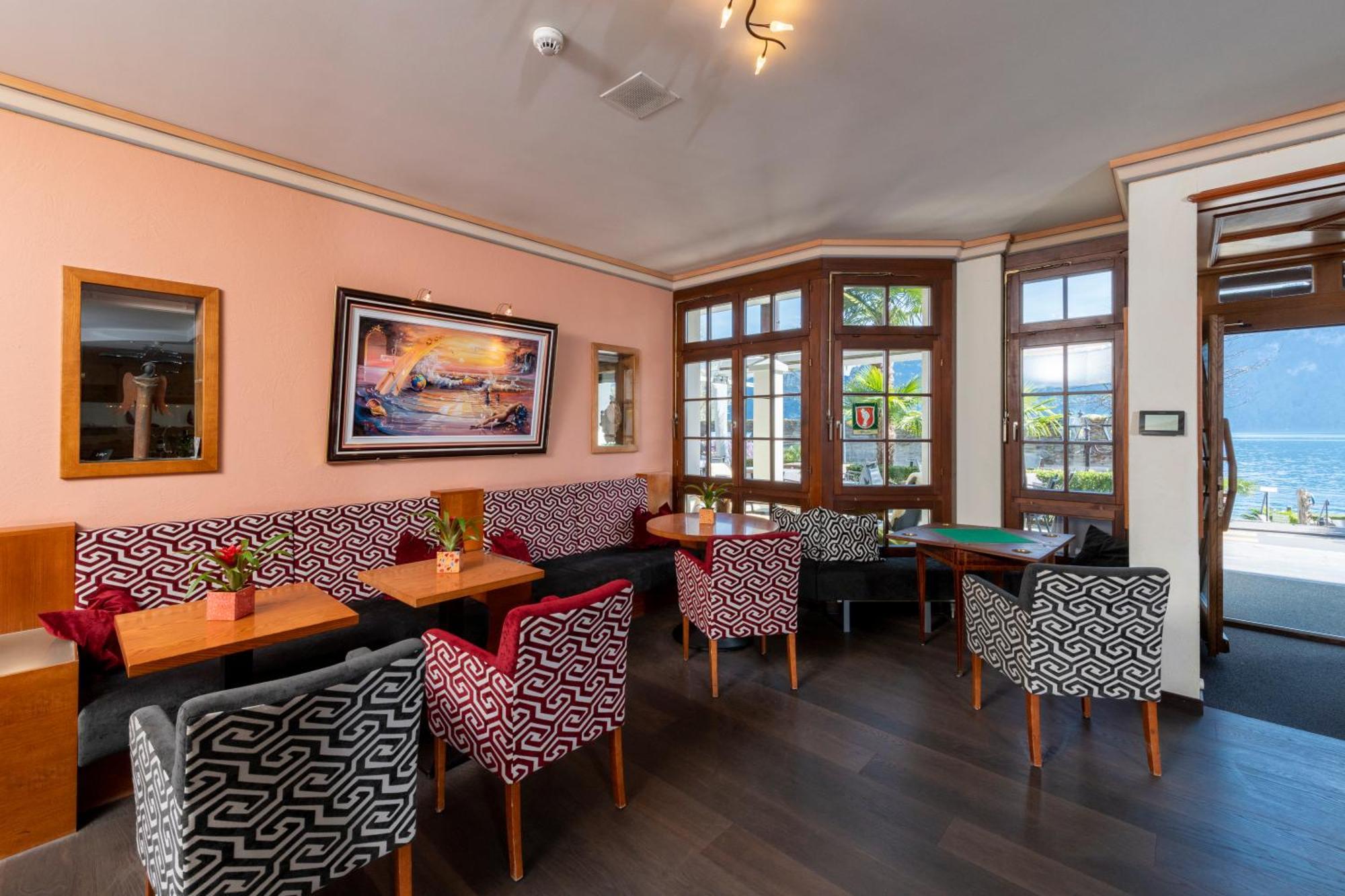 See & Wellnesshotel Gerbi Weggis Bagian luar foto
