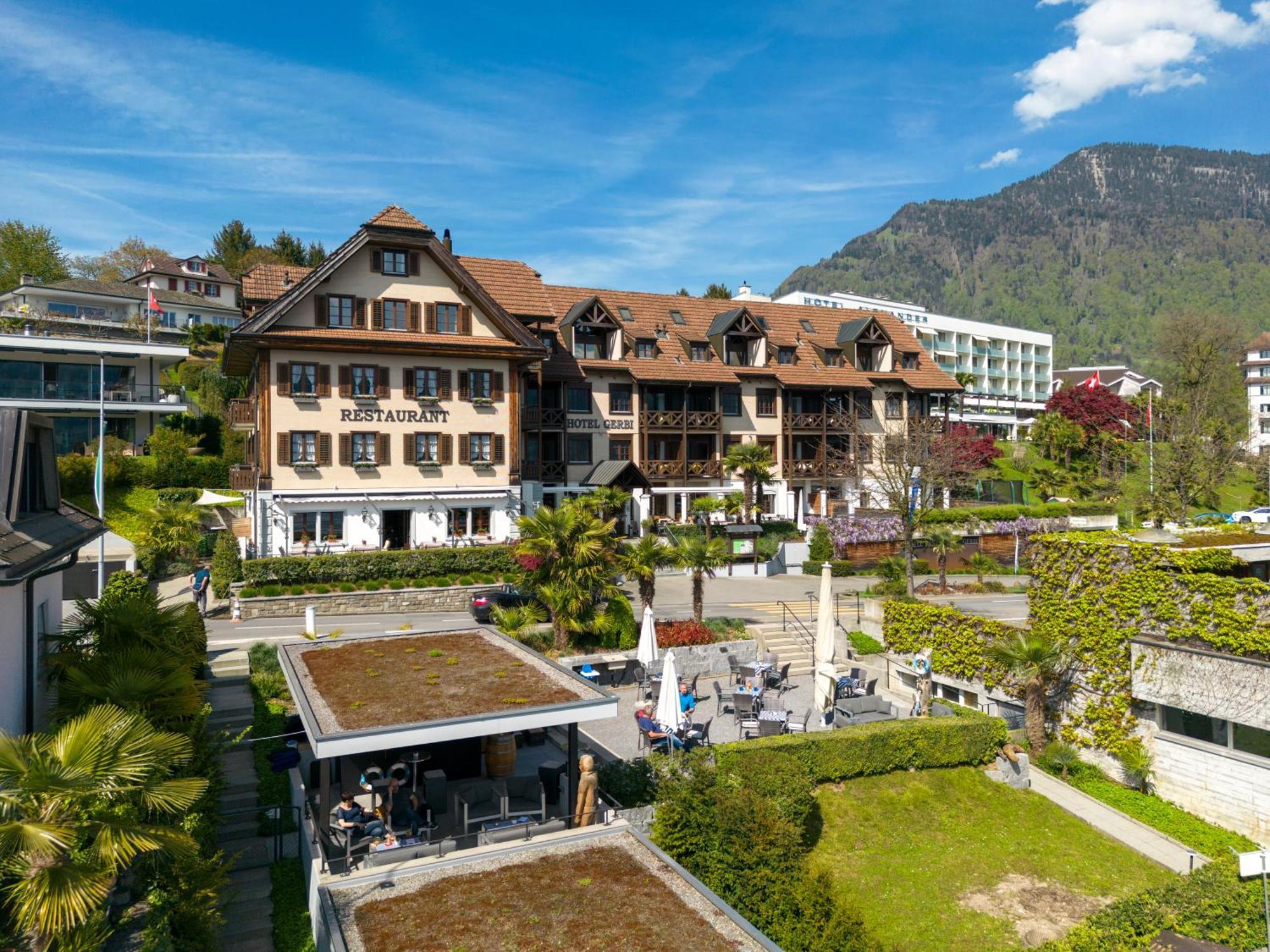 See & Wellnesshotel Gerbi Weggis Bagian luar foto