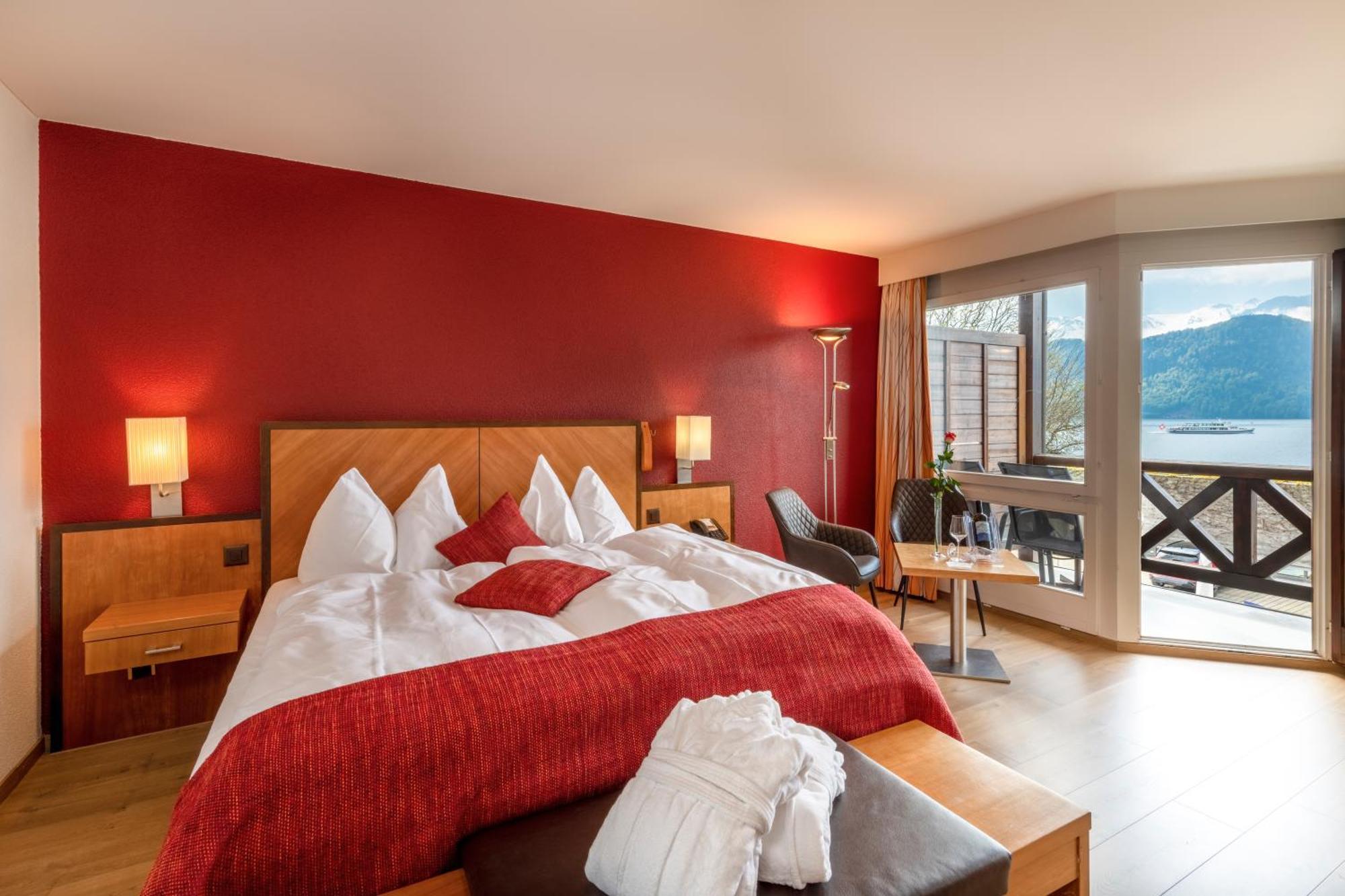 See & Wellnesshotel Gerbi Weggis Bagian luar foto